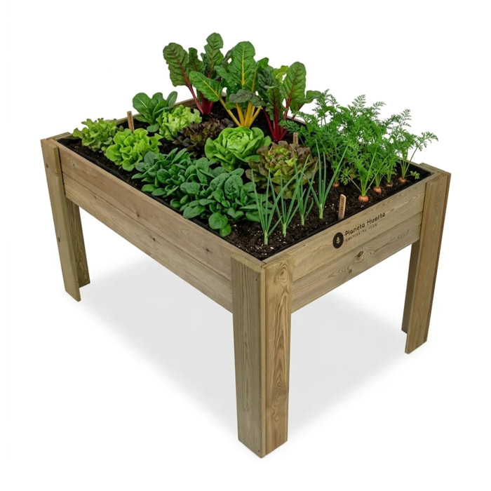 Mesa de Cultivo Huerto (120x80x80cm) L80 Planeta Huerto 160L