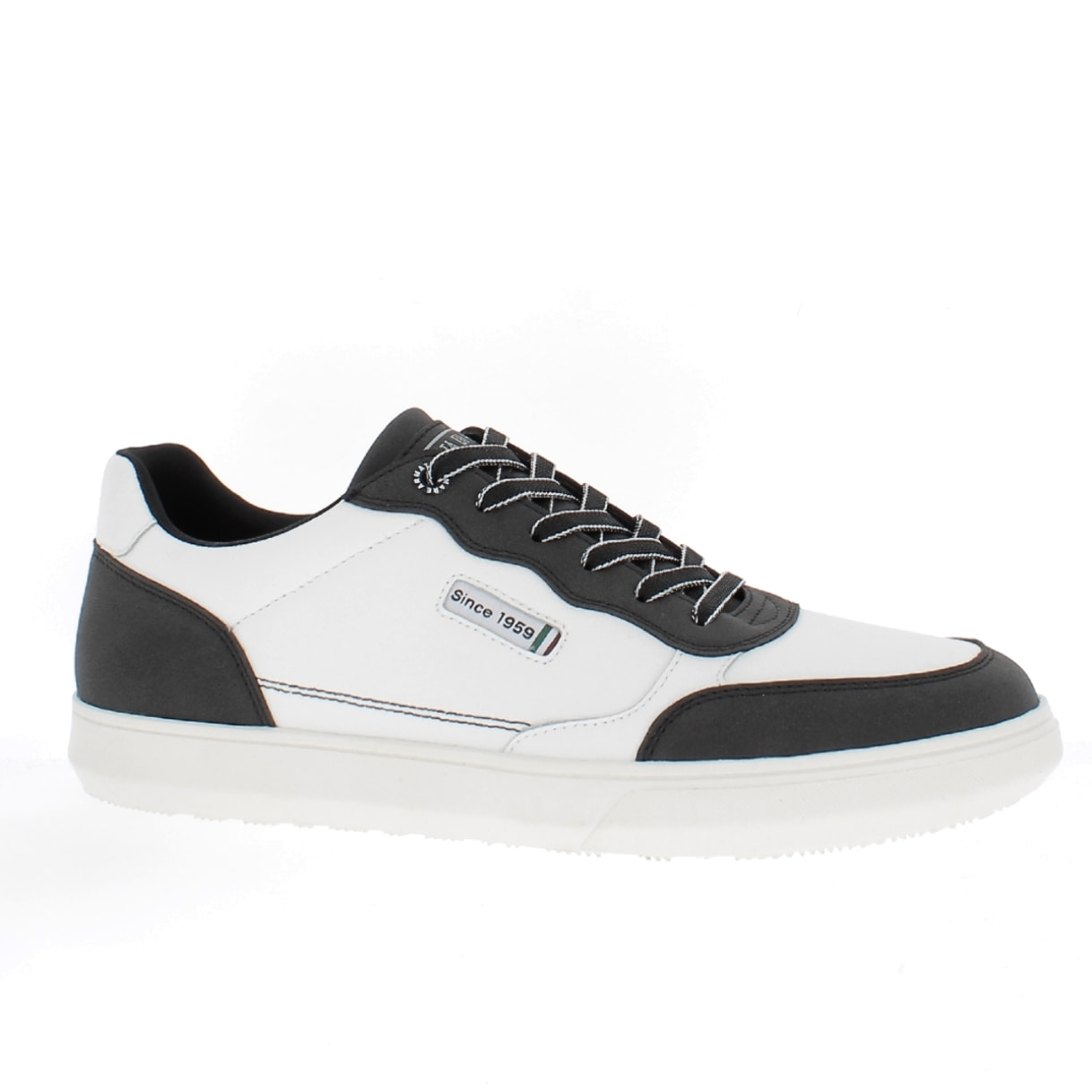 Armata di Mare Scarpe Uomo Court Sneakers Casual con Soletta Rimovibile in Memory Foam AMU W24M606 Black Off White