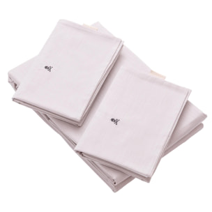 Set sábanas encimera + 2 fundas de almohada en color gris Scalpers Home