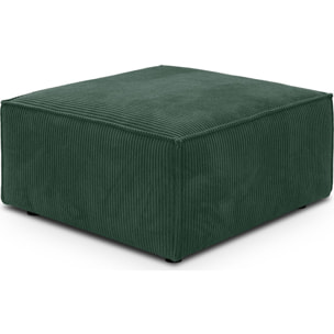 Pouf en velours côtelé - LIVIA