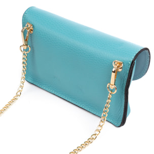 Aquilonia bolso de mano mujer. Piel auténtica acabado Dollaro.