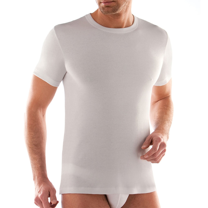 3 T-shirt da Uomo 100% Cotone LIABEL Art. 4428/t25 Girocollo