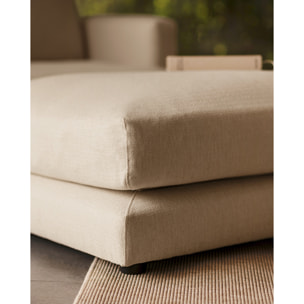 Puf gris claro de 97x78cm Alto: 36 Largo: 97 Ancho: 78