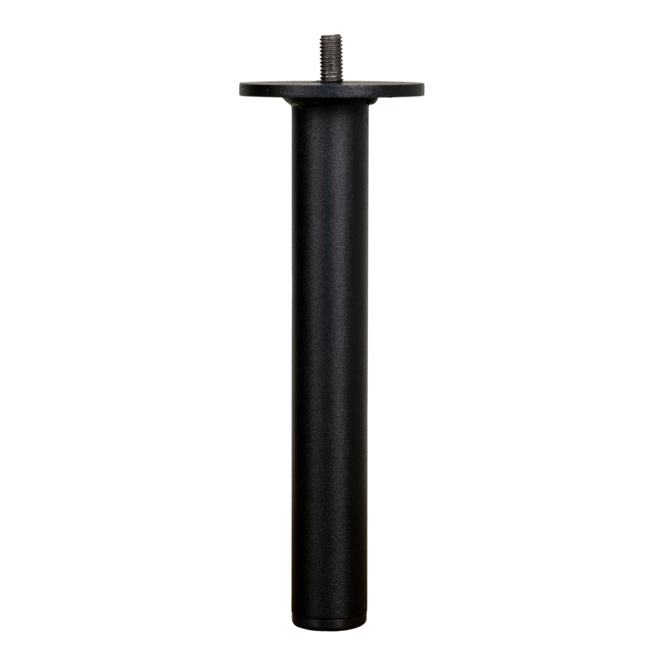 Gamba per divano Lido in acciaio nero 2,5x18 cm