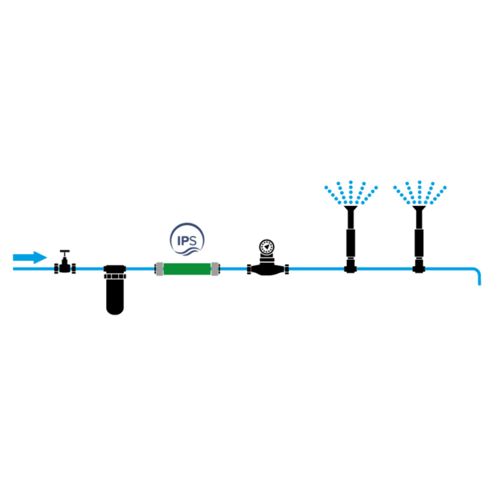 Adoucisseur d'eau Anticalcaire innovant IPS Kalyxx GreenLine G3/4" femelle (IPSKXGG34)