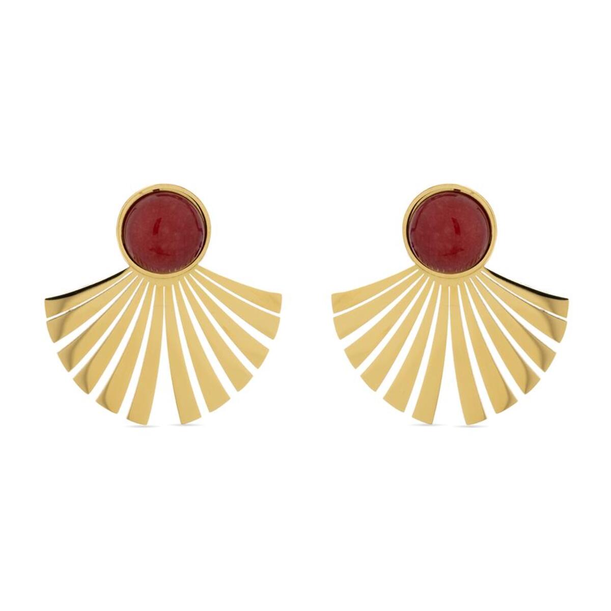 Pendientes Lux by Lux acabados oro 18k