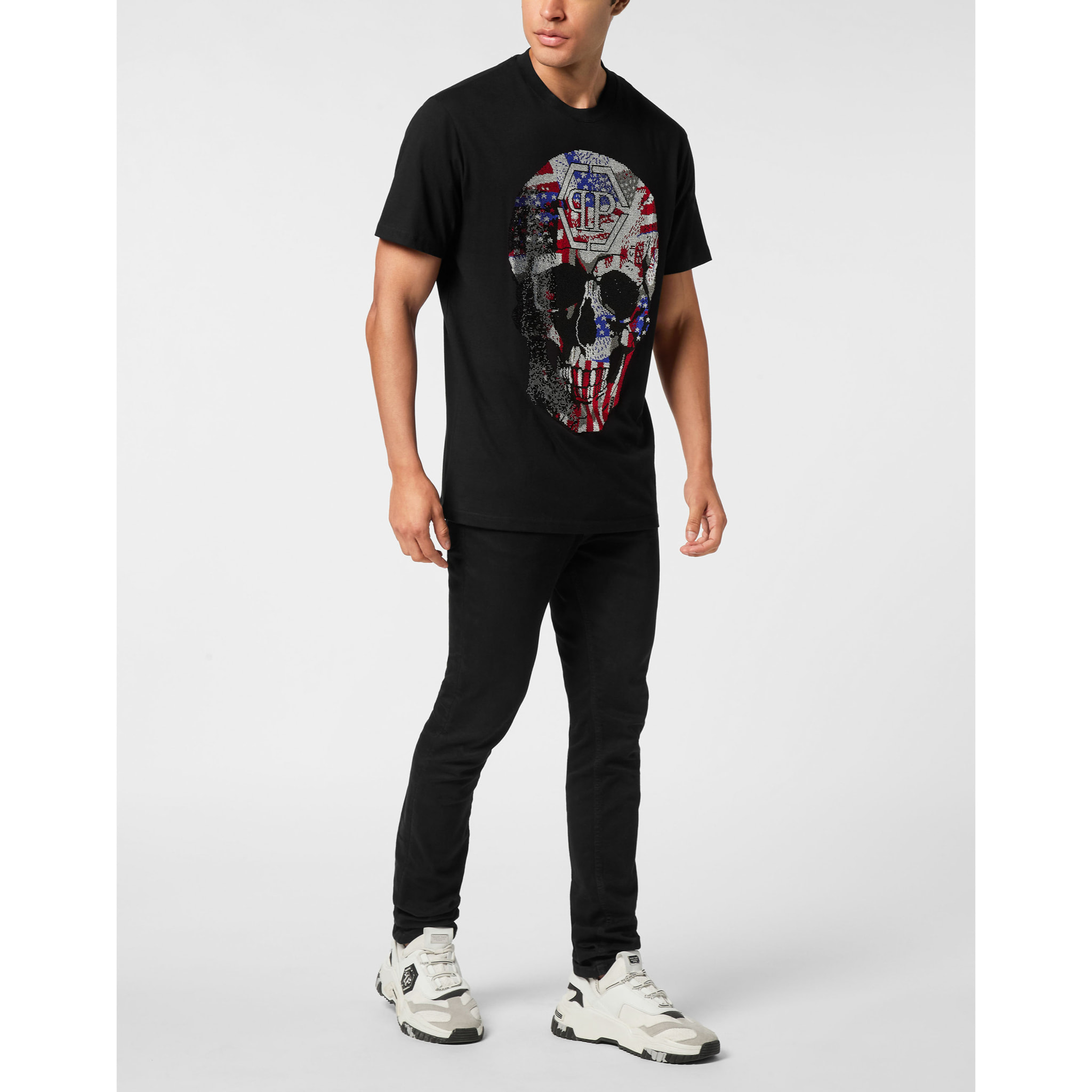 PHILIPP PLEIN Maglietta girocollo Ss SKULL