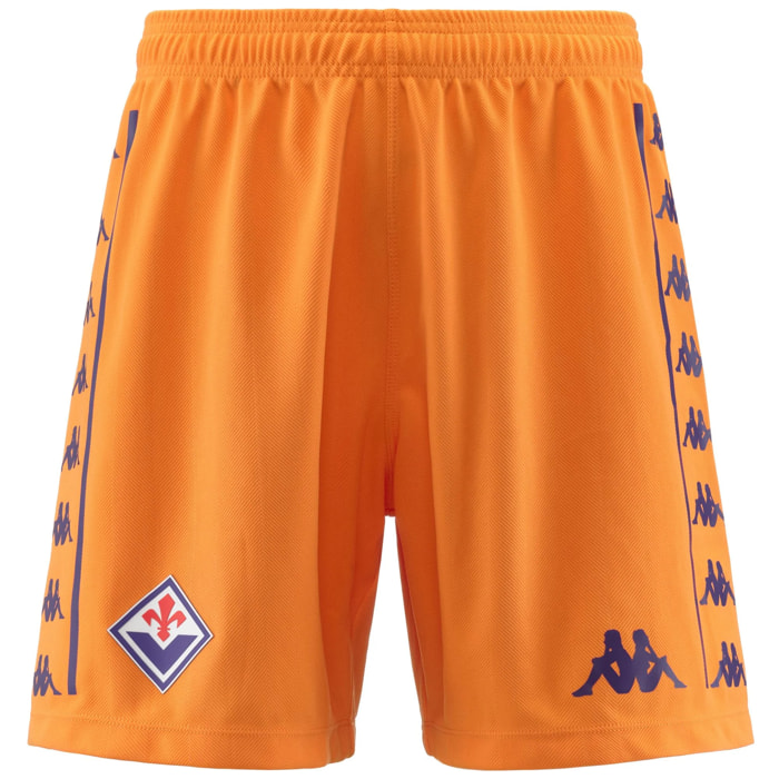 Pantaloni Corti Kappa Uomo Kombat Ryder Fiorentina Arancione
