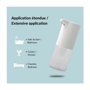 Distributeur de savon automatique infrarouge LEVY Blanc Spirella
