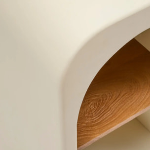 Buffet 2 portes 8 niveaux Sienna beige H85