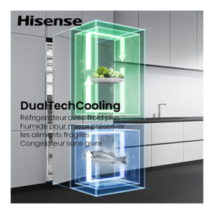 Réfrigérateur combiné encastrable HISENSE RB5B250SSWD1
