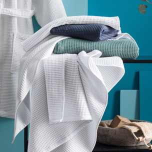 Serviette de toilette en coton bio, ESPRIT NID D'ABEILLE