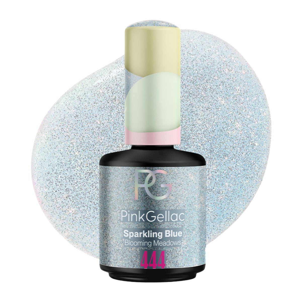 Vernis semi-permanent - 444 Sparkling Blue - 15 ml