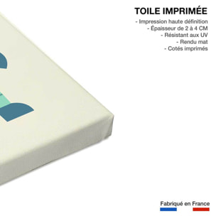 Tableau coeur de robot Toile imprimée