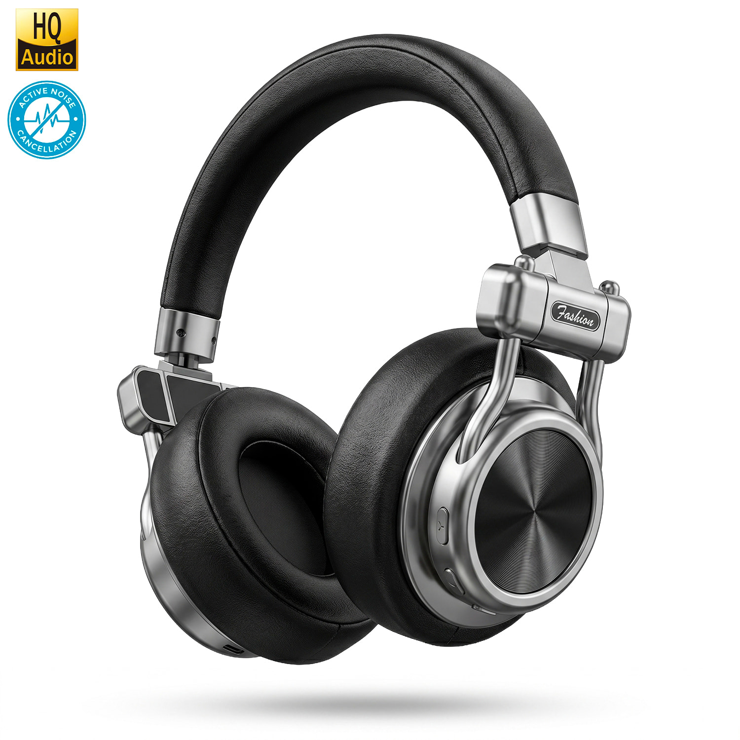 Cascos Bluetooth CR-10ANC, cancelación activa de ruido, batería de larga duración y conexión inalámbrica estable para música y llamadas.