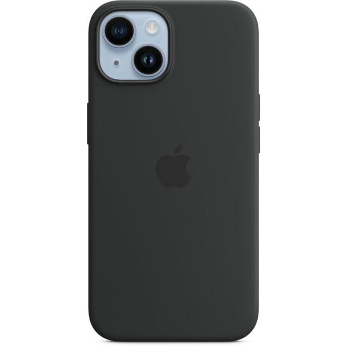 Coque APPLE iPhone 14 Silicone Minuit MagSafe