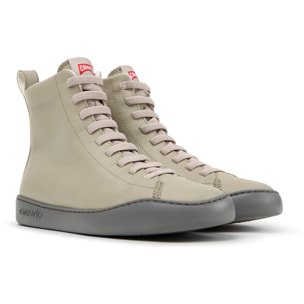 Sneaker-Bootie - CAMPER Peu Touring - Beige - Piel lisa