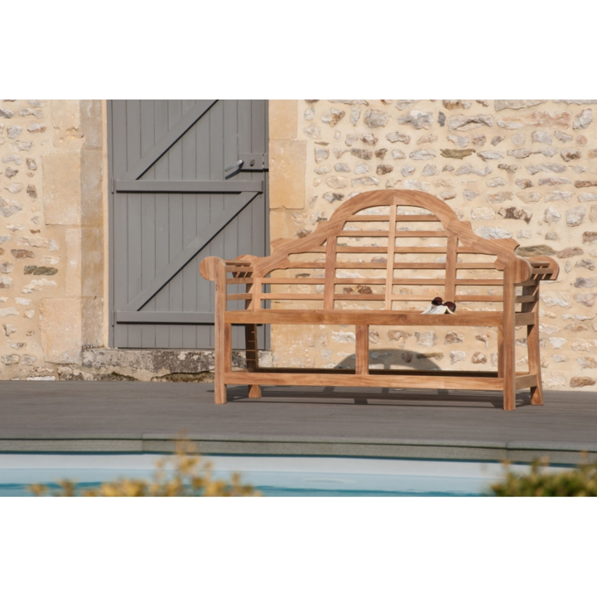 HARRIS - Banc de jardin Sumatra en bois Teck