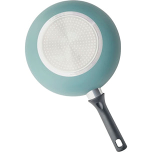 Wok ESSENTIELB Céramique 28cm vert