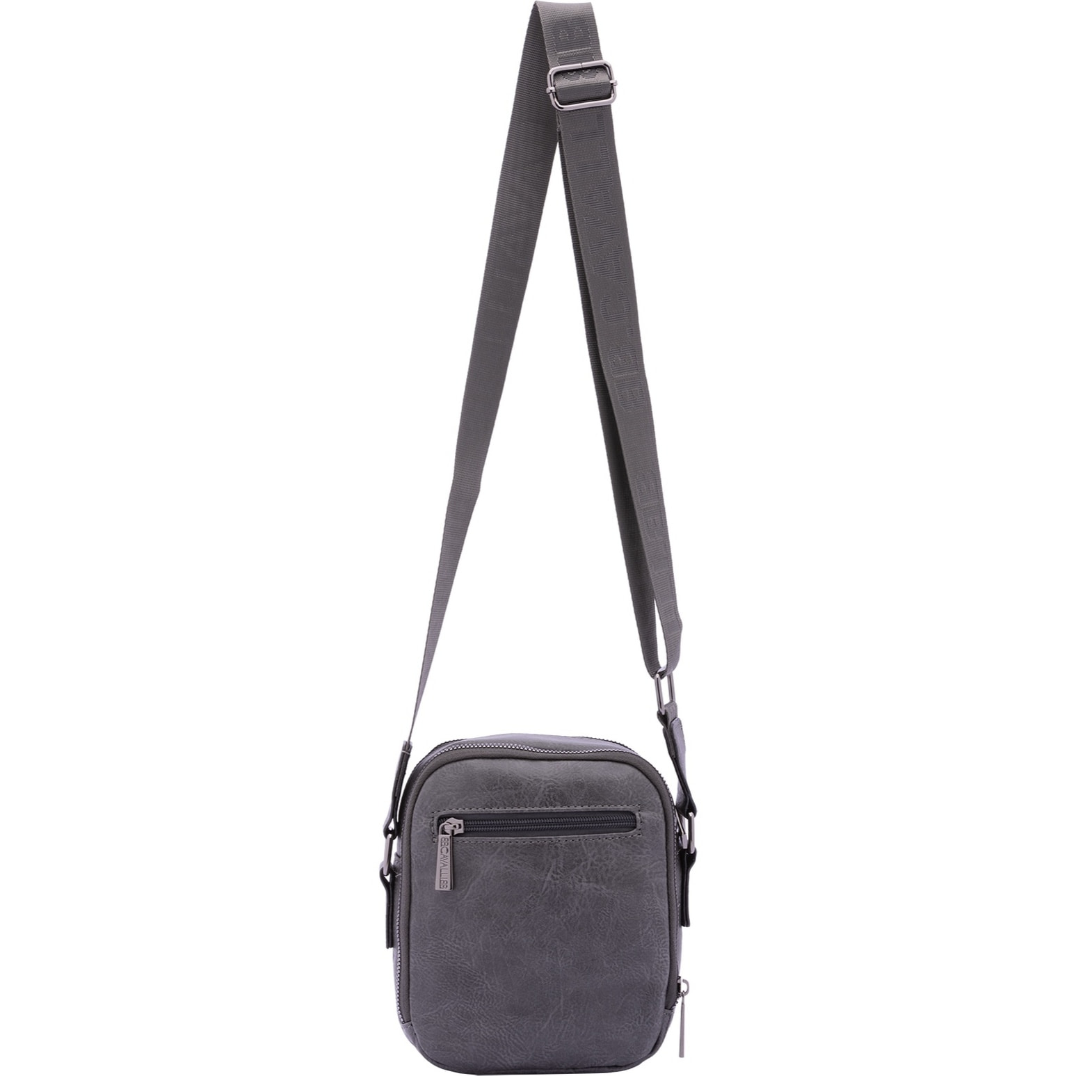 Borsa a tracolla da uomo - Modello False - Ecopelle - 18.0 x 15.0 x 9.0 cm