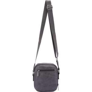 Borsa a tracolla da uomo - Modello False - Ecopelle - 18.0 x 15.0 x 9.0 cm