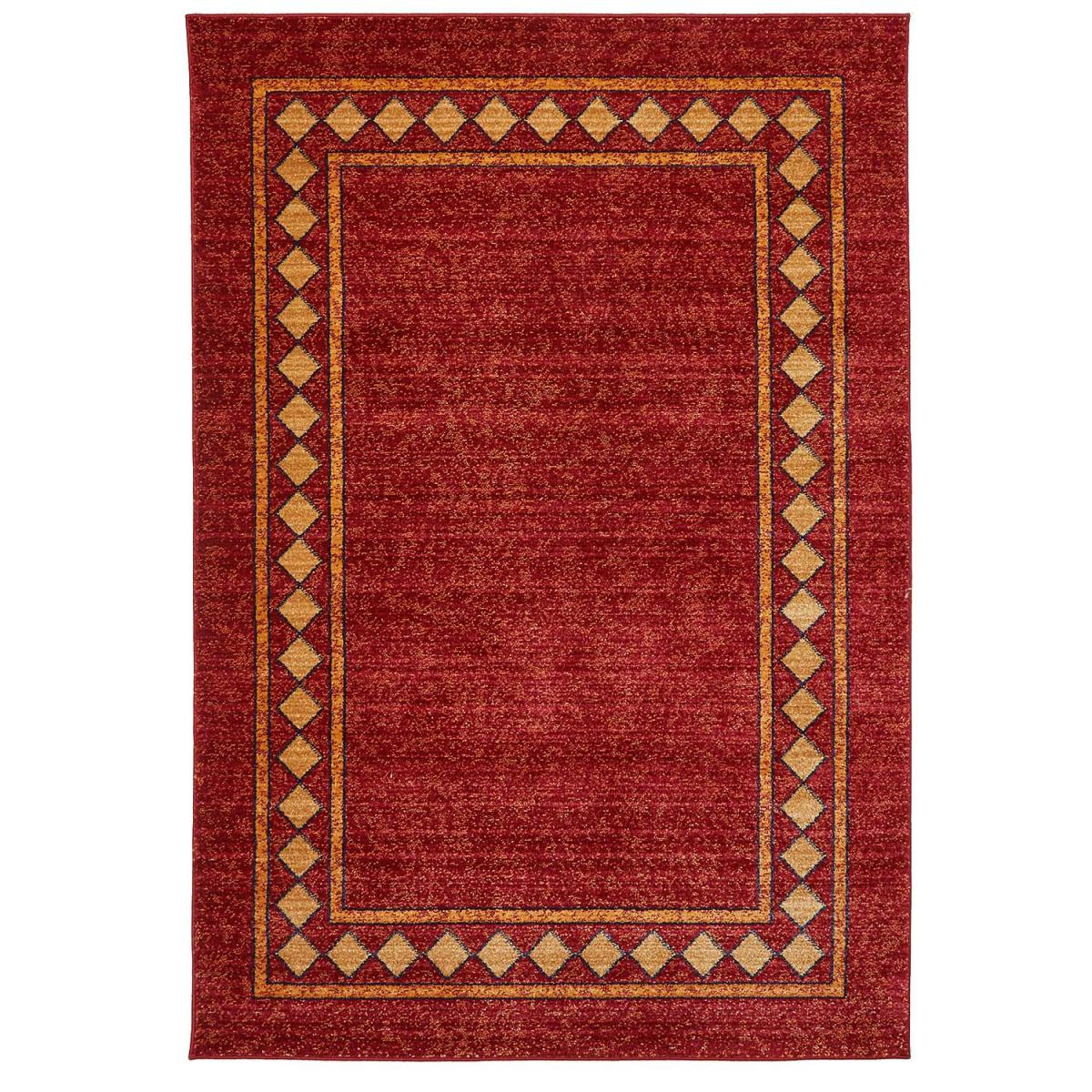 Tapis salon et chambre tissé motif simple PUMI