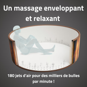 Bestway Spa gonflable rond Lay-Z-Spa Helsinki AirJet avec WiFi 5-7 personnes