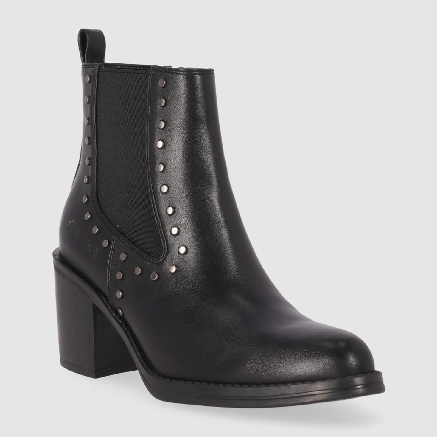 Botines - Negro - Tacón: 7 cm