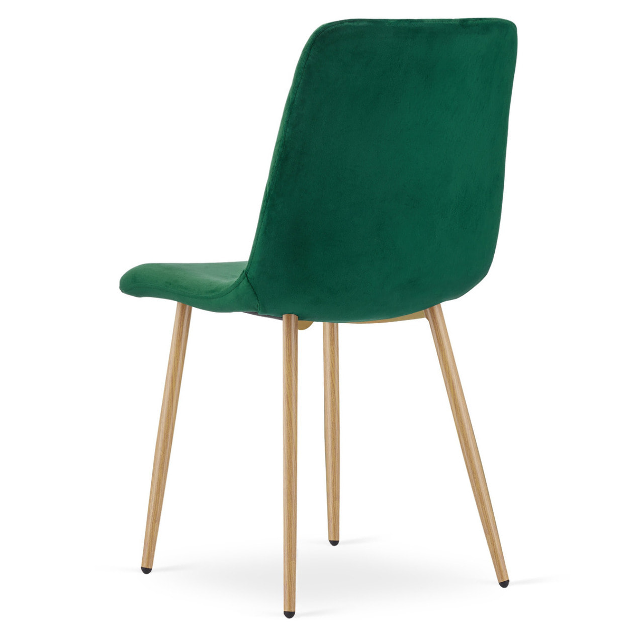 Set di 2 sedie Turin in velluto verde smeraldo
