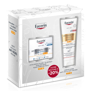 Hyaluron-Filler + 3x Effect & Hyaluron-Filler + Elasticity - Coffret Soin de Jour SPF30 50ml + Crème Mains Anti-Age SPF30 75ml