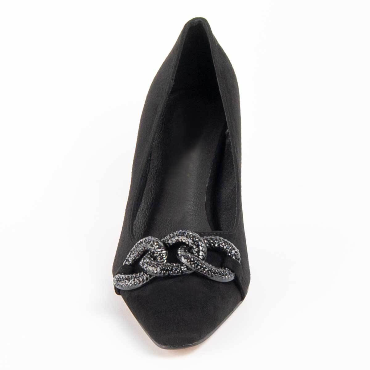 Zapato De Tacón - Negro - Altura: 7 Cm