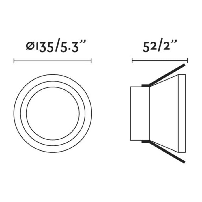 CROC 13 Empotrable blanco