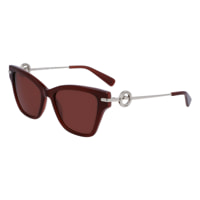 Longchamp - lunettes de soleil - marron - Couleur des verres : rouge - indice solaire : cat. 3