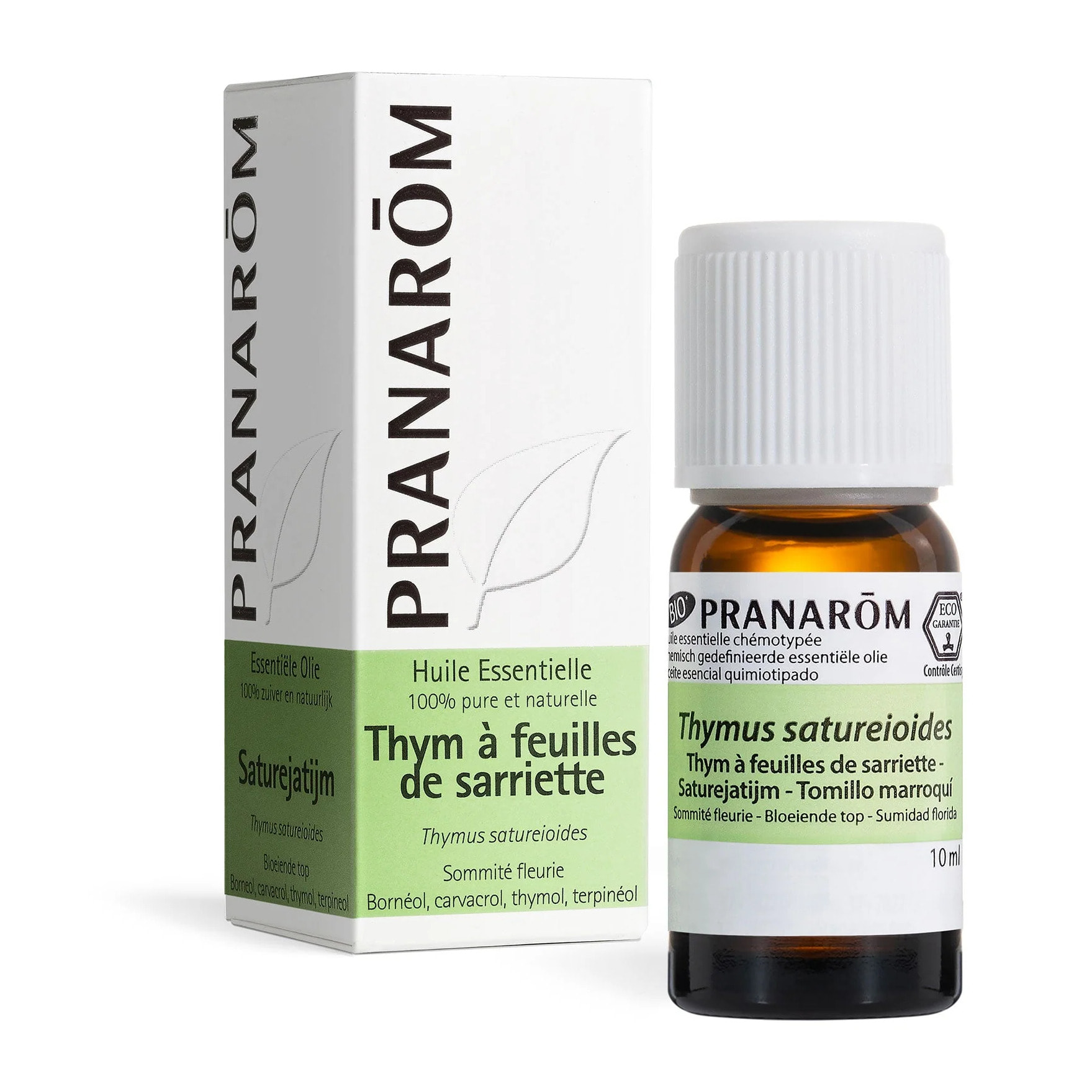 Pranarom - Huile Essentielle de Thym à feuilles de sarriette - 10 ml