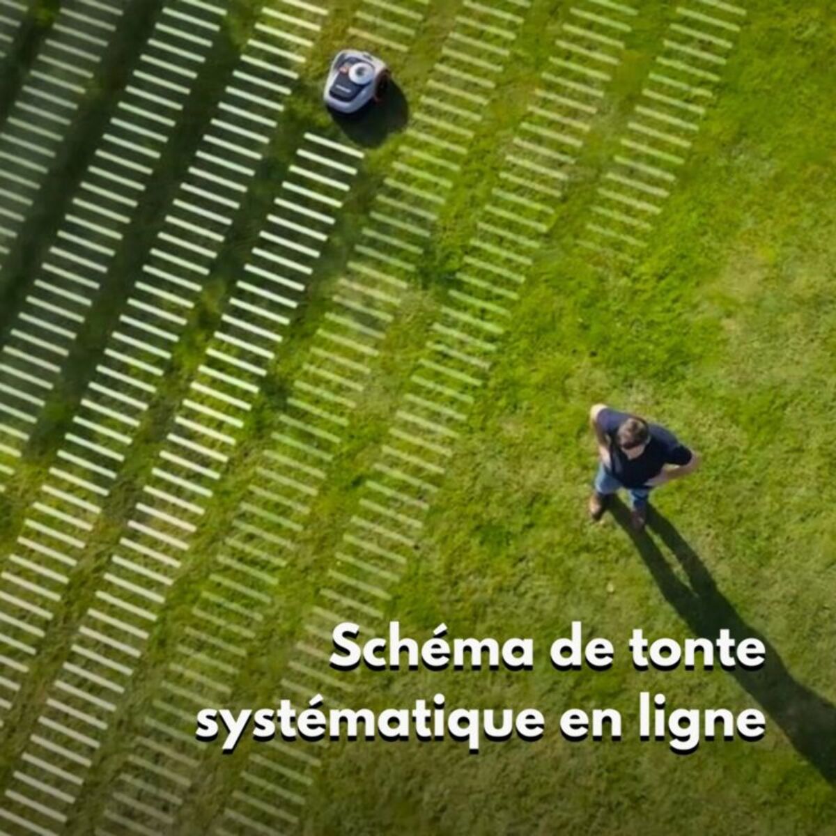 Robot tondeuse NAVIMOW i105E sans fil périphérique, 500 m² de superficie