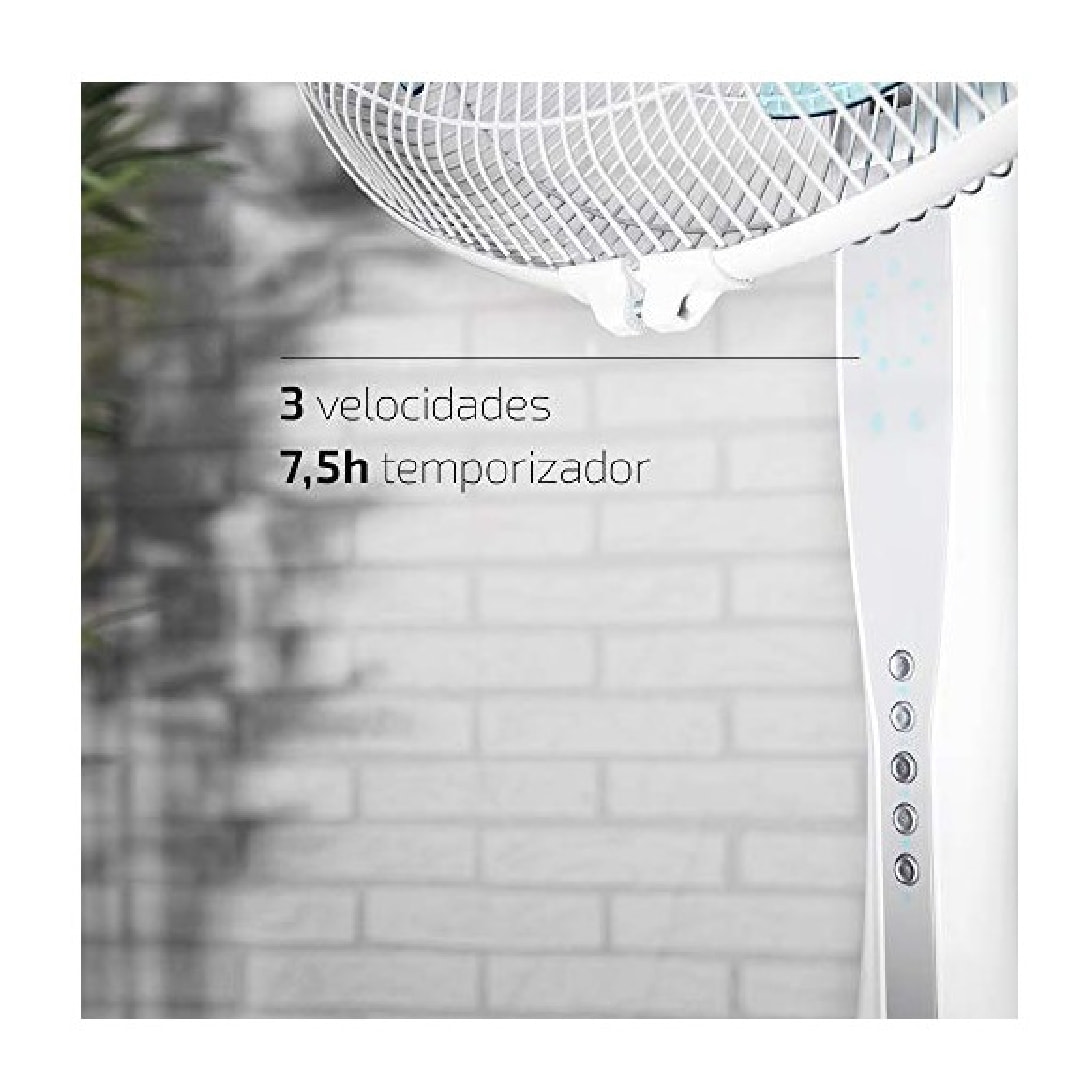 Cecotec Ventilador de Pie con Mando a Distancia y Temporizador EnergySilence 530