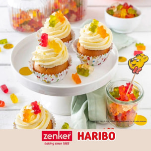Lot de 48 piques apéritif avec décoration Zenker Haribo