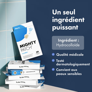 HERO Mighty Patch - Patchs Anti-Acné Invisible+ 39 Patchs