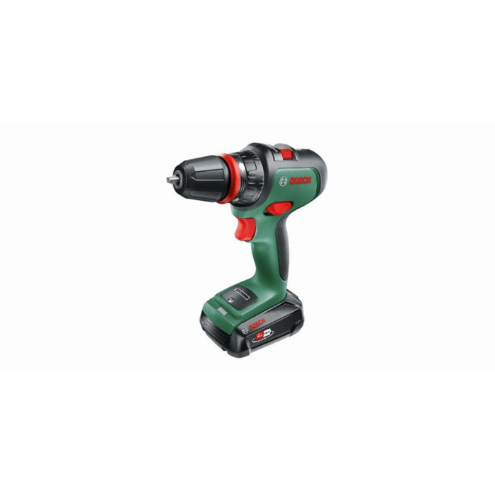 Taladro-destornillador BOSCH AdvancedDrill 18 + 1 portabrocas + 2 baterías 2,5 Ah + cargador - 06039B5006