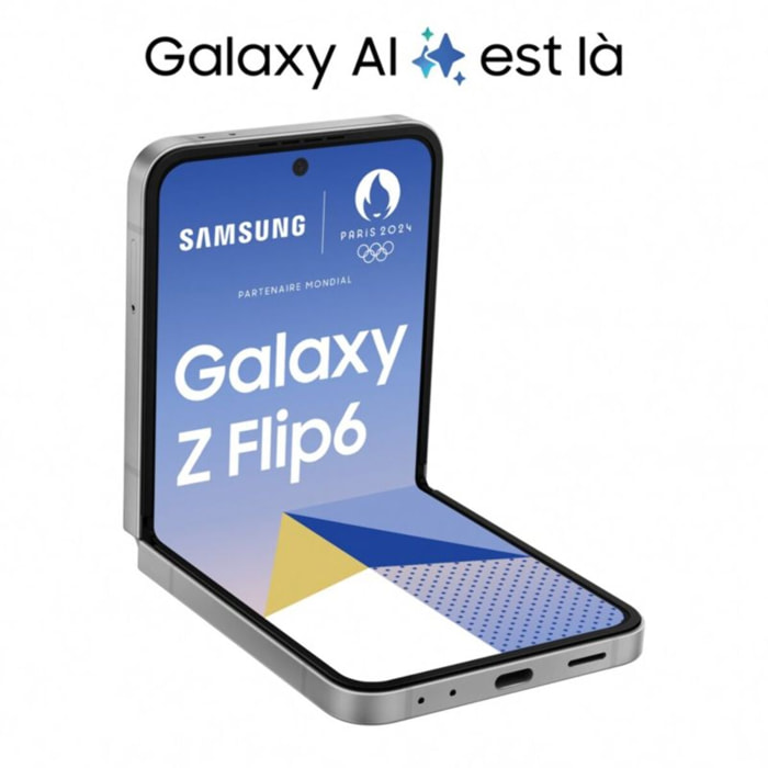 Smartphone SAMSUNG Galaxy Z Flip6 Gris 512Go