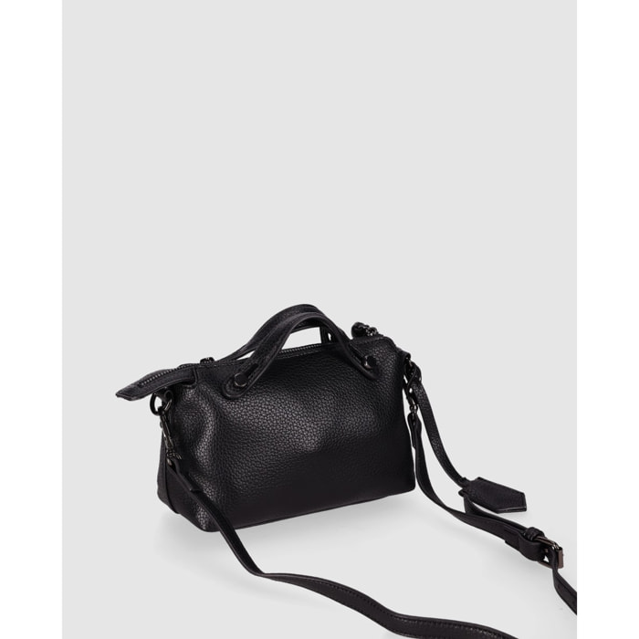 Bolso - Negro - Medida: 20 cm x 16 cm x 7 cm