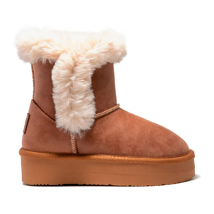 Botas de caña media con interior de pelo suave