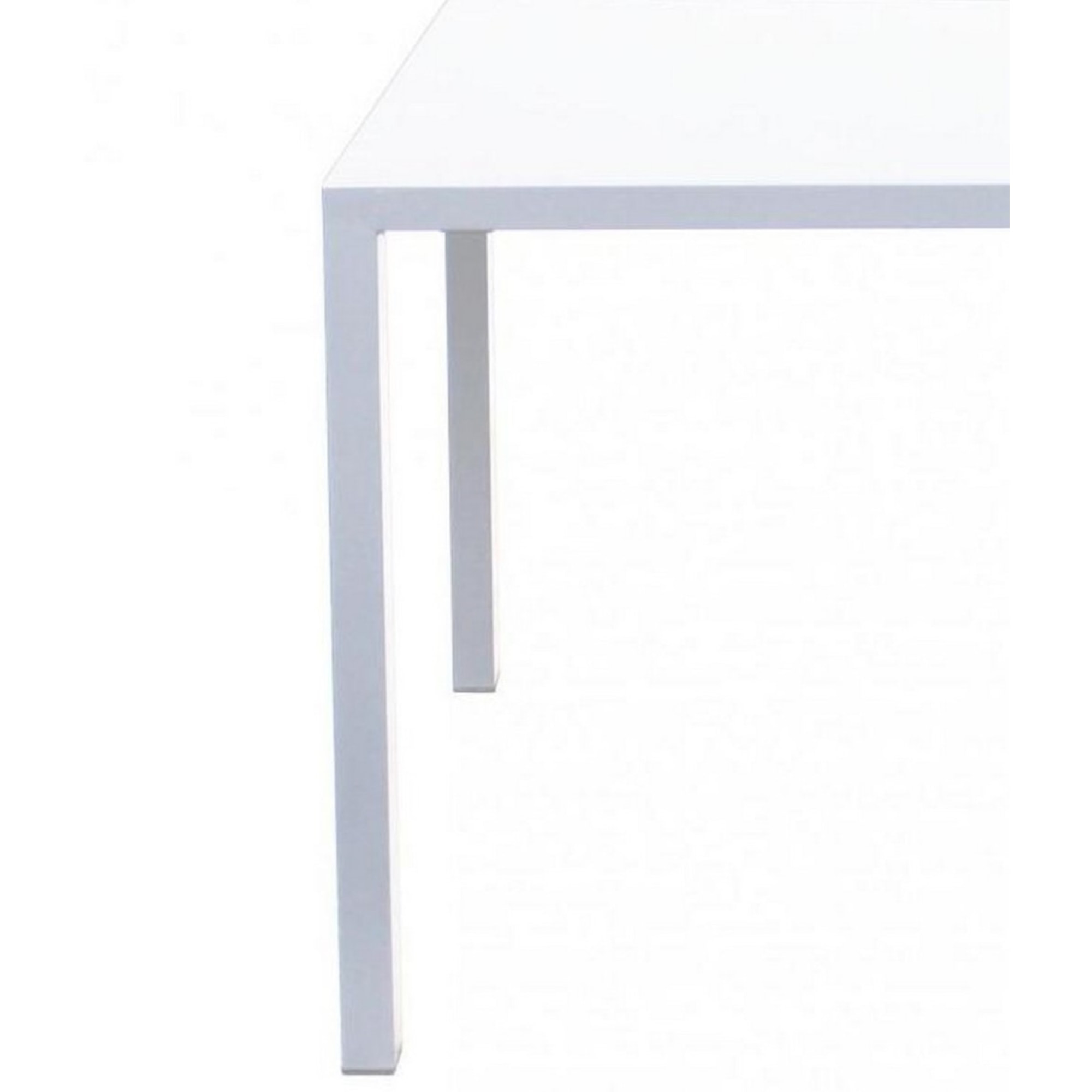 Tavolo MARSIGLIA in metallo bianco 70x70 cm, impilabile