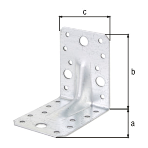 Equerre renforcée Galva 105x105x90 Alberts - 330606