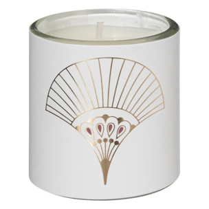 Bougie parfumée photophore imprimé chic 45g x3