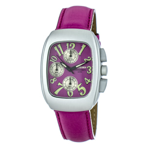 Reloj Chronotech CT7359-08 Mujer Analogico Cuarzo con Correa de Piel