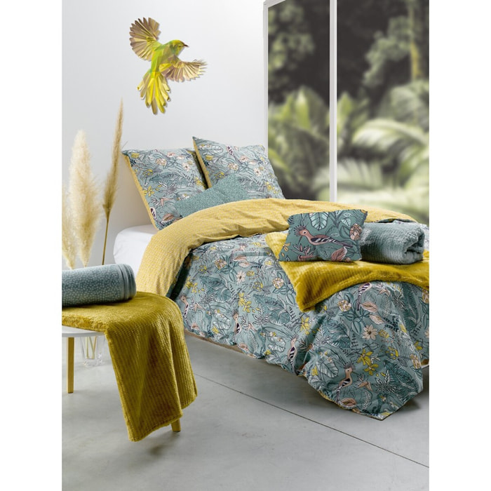 Parure Housse De Couette 3pcs 100% Coton 57fils Hupia