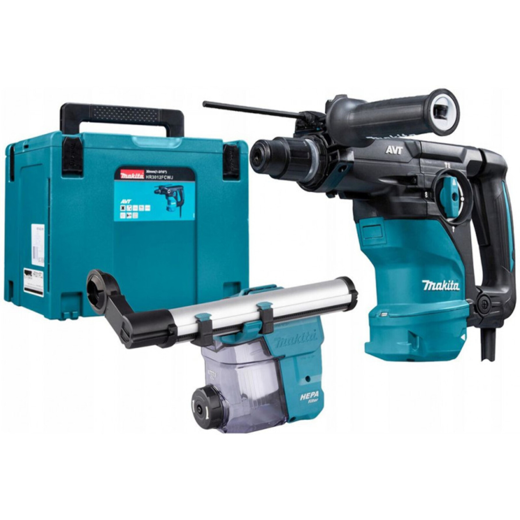 Martillo perforador SDS-Plus 850 W 30 mm MAKITA - HR3012FCWJ