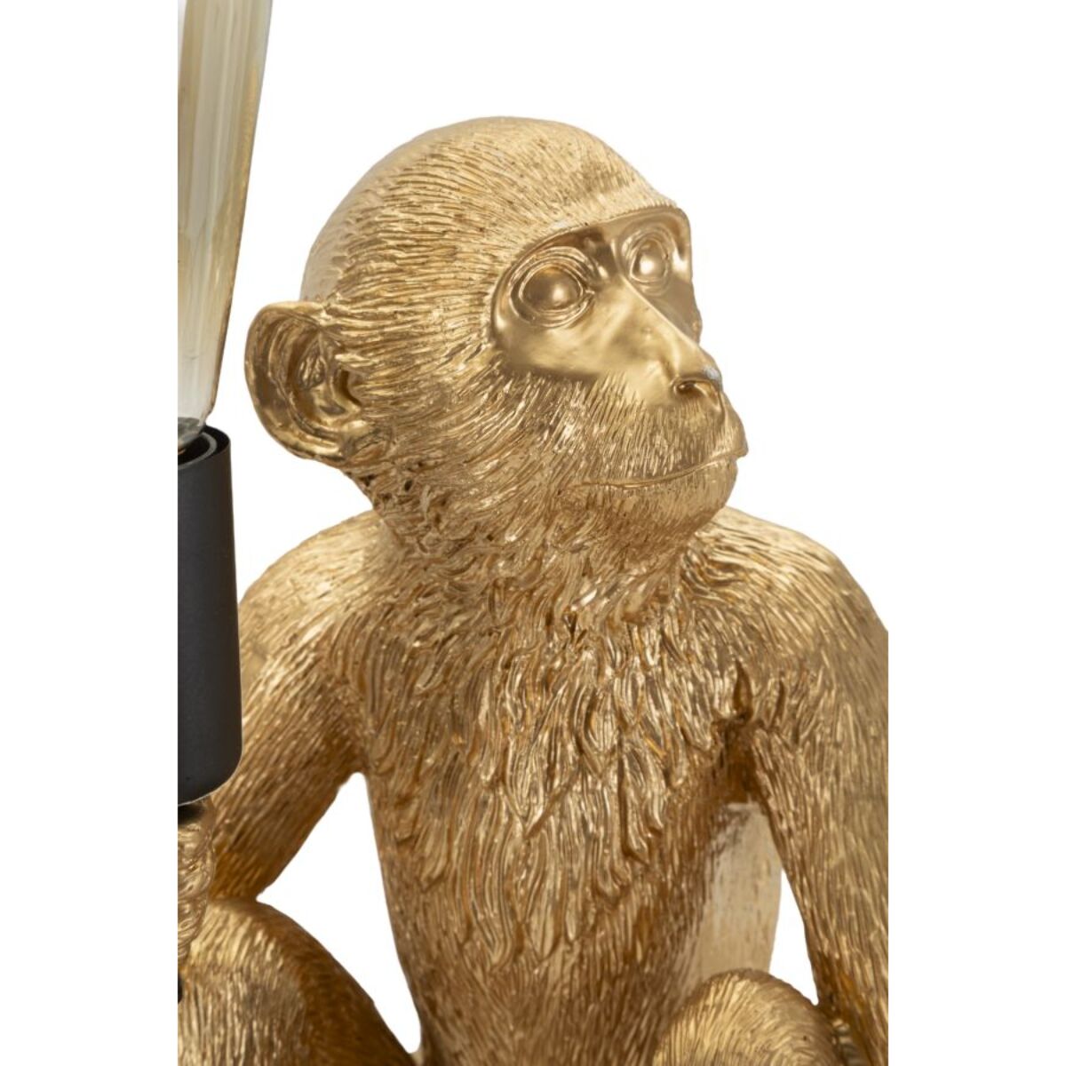 LAMPADA DA TAVOLO MONKEY SEDUTA ORO CM 33X33X32
