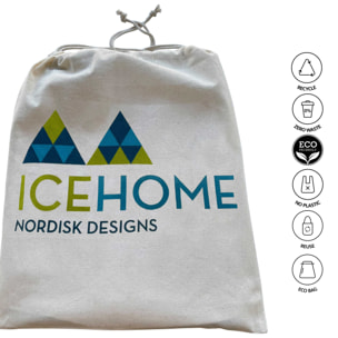 Icehome - Funda Nórdica Estampada - Cierre Solapa - 100% Poliéster Microfibra - Incluye 1/2 Fundas de Almohada - Cami